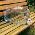 thumbnail image 5 of Water Dispenser Bottle with 2 Spigots, 1.1 Gallon Refillable Fridge Water Container with Convenient Handles, Portable Leakproof Drink Dispenser for Home Kitchen Outdoor Camping, Clear, 5 of 6