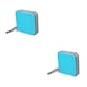 thumbnail image 4 of Yuarrent Estuche de DVD inodoro con resistente a los rayones - Conserva los medios de forma segura Soporte de almacenamiento de capacidad 40 Cielo azul 40 piezas 2piezas, 4 of 6