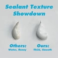 thumbnail image 4 of Mixed sealant - white, advanced waterproof sealant, suitable for bathrooms, kitchens, sink repairs, tiles, marble, metal and glass adhesives, flexible bonding, stain-resistant, no gun needed, no solv, 4 of 4