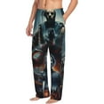 thumbnail image 2 of Michael Myers Pajama Pants for Men, Super Soft All over Print Lounge Pants Sleepwear Bottom with Pockets Drawstring, 2 of 8
