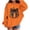 #2Orange, variant on XUNKUSGA Halloween Sweatshirts for Girls Boys Casual Crewneck Long Sleeve Cute Printed Pullover Tops Soft Fleece Oversized Sweatshirts for Girls 1-13 Years 1-2 Years