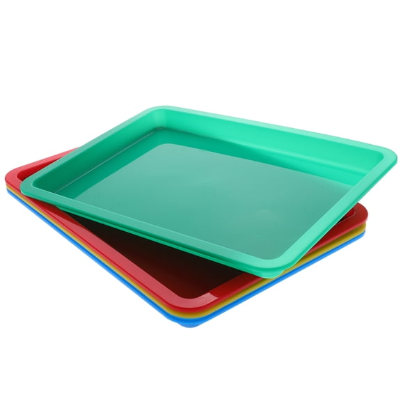 Raindrops 4 Pcs Children's Activity Tray Storage Containers Cube Paint Trays Toddler