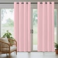 thumbnail image 4 of Pink Outdoor Curtains for Patio Waterproof, Windproof Privacy Curtains with Weighted Bottom, Farmhouse Pink Decor Outside Drapes for Picnic Garage Backyard Cabana 54"x108" 2 Panel, 4 of 8