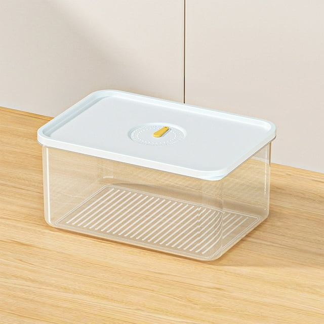 Food Storage Container | 780ml Plastic Freezer Box with Lid | 14x10x8.5cm Stackable Refrigerator Organizer | Airtight, Transparent | Multi-Color Options