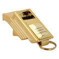 thumbnail image 3 of Referee Whistle, High Pitch Whistle, Dual Air Chamber Design High Frequency For Training Sports Competition Gold, 3 of 8