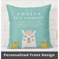 thumbnail image 2 of Printtoo Personalized Birth Announcement Pillow-Custom FloralBirthStats BabyGirl Gift Nursery Dcor-18x18 Inches, 2 of 6