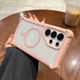 thumbnail image 3 of For Samsung Galaxy S25 Ultra Case Compatible with MagSafe Clear Anti Drop TPU + PC Phone Cover - Red, 3 of 5