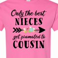 thumbnail image 4 of Inktastic Only the Best Nieces Get Promoted to Cousin T-Shirt, 4 of 5