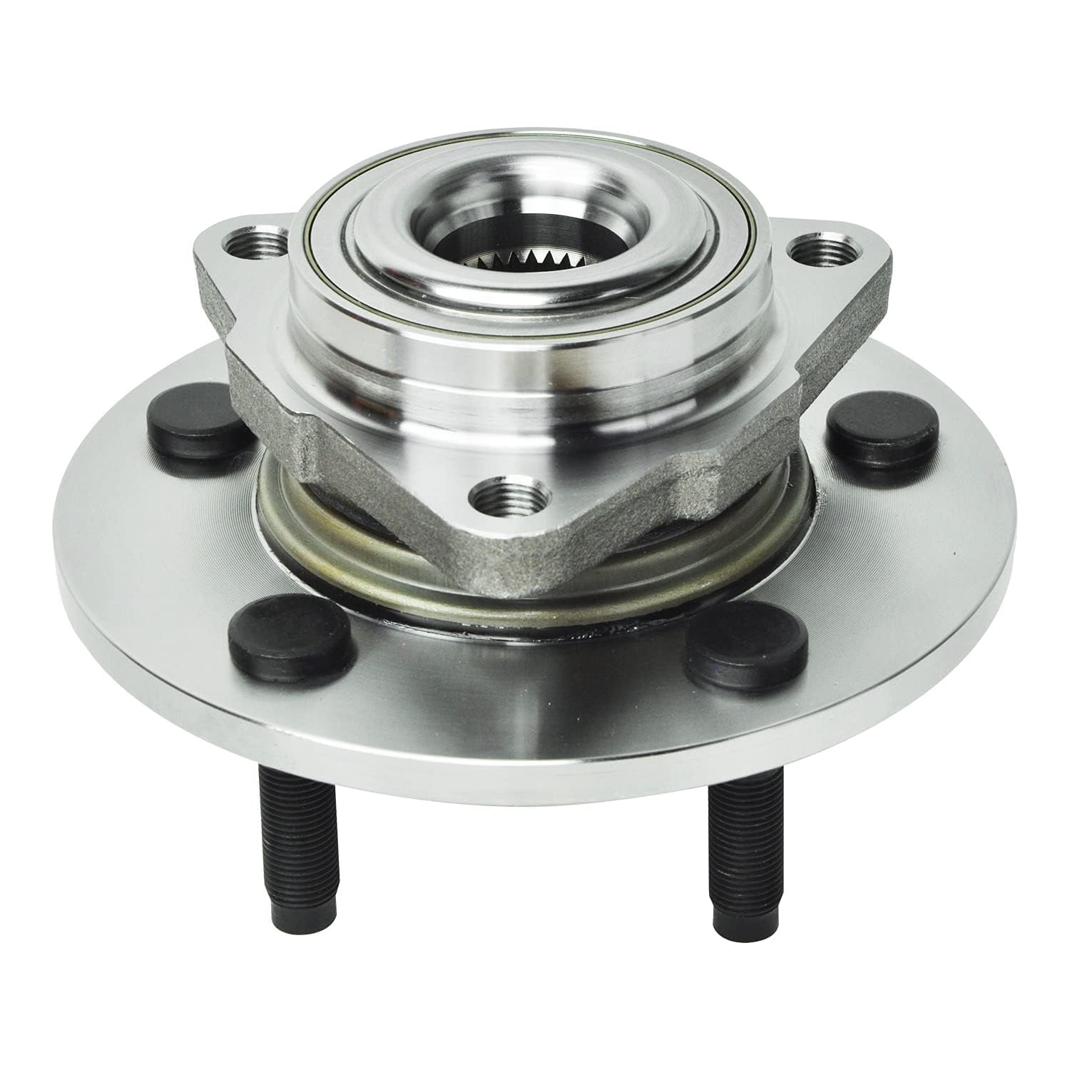 Detroit Axle - Front Wheel Bearing Hubs for 2006 2007 2008 Dodge Ram 1500, 2 Wheel Bearing and Hubs Assembly Set Replacement 5 Lugs
