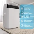 thumbnail image 6 of WhizMax 12000Btus Portable Air Conditioner 7.3 CEER With Touch Screen / Dehumidification, 6 of 7