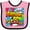 Pink and Black, variant on Inktastic Birthday Boy Comic Book Boys Baby Bib