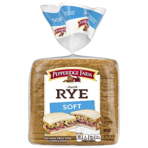 Pepperidge Farm Jewish Rye Soft Rye Bread 16 Oz Bag Walmart Com Walmart Com