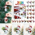 thumbnail image 4 of Christmas Tree Decorations Christmas Decor Calendar Snowman Acrylic Tree Countdown Pendant Christmas Countdown Calendar, 4 of 9