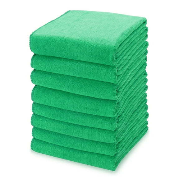 Yesbay Microfiber Cleaning Towels Water Absorbent Reusable All-Purpose Cleaning Cloth Ultra-Soft Cleaning Wipes