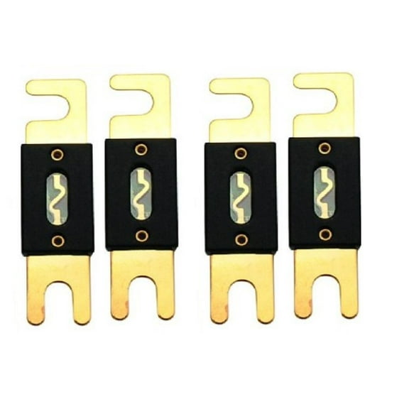 Absolute ANL80-4, 4 Pack 80 Amp Gold ANL Fuse