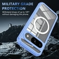 thumbnail image 5 of Casetego for Google Pixel 9/Google Pixel 9 Pro Case,Compatible with MagSafe Full Body Shockproof with Built-in Screen Protector + Lens Protector Drop Protective Phone Cover,Blue, 5 of 8