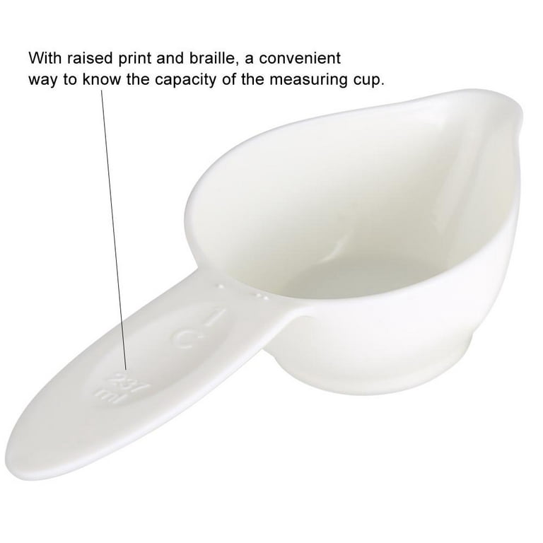 OTVIAP Transparent Soft Silicone Measuring Cup Visual Portable