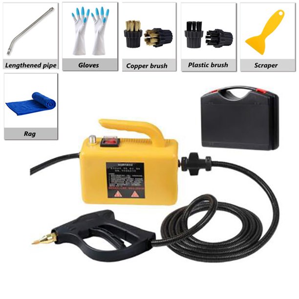 Limpiador de Vapor de Alta Temperatura 110V-240V para Cofre, Aire Acondicionado, Auto, Máquina de Limpieza Móvil, Bombeo, Esterilización, Desinfectante