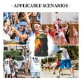 thumbnail image 6 of Naloa Hawaiian Style Bald Eagle Basketball Jersey Reversible Men's Mesh Athletic Sports Shirts Training Practice S-4XL4X-Large, 6 of 6