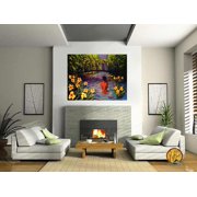 A Visit to Monet's Bridge Fine Art Print
