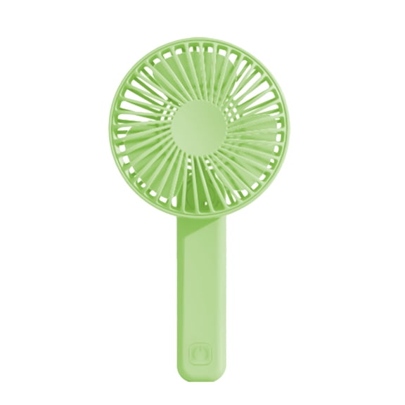 Hgallory Summer Supplies Portable Mini Fan Rechargeable, Plastic Handheld Small Fans for Travel Indoor Outdoor, Battery Powered Personal Cooling Fan Blows Cold Air, 6.3"x3.3"x1.8", 1PC, Green