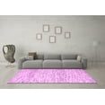 thumbnail image 3 of Ahgly Company Indoor Round Solid Pink Modern Area Rugs, 7' Round, 3 of 4