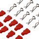 thumbnail image 5 of Clip de Cuerpo RCGOFFLOW Vogacara Universal Rojo Para 1/24 Axial Scx24 Crawler, 5 of 6