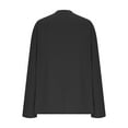 thumbnail image 6 of Byworldtasic Women's Waffle Sweater Midweight Long Sleeve Soft Knit Pullover Blouse Fall Winter Tops, 6 of 7