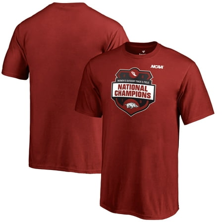 Arkansas Razorbacks Fanatics Branded Youth 2019 NCAA Women's Outdoor Track & Field National Champions T-Shirt -