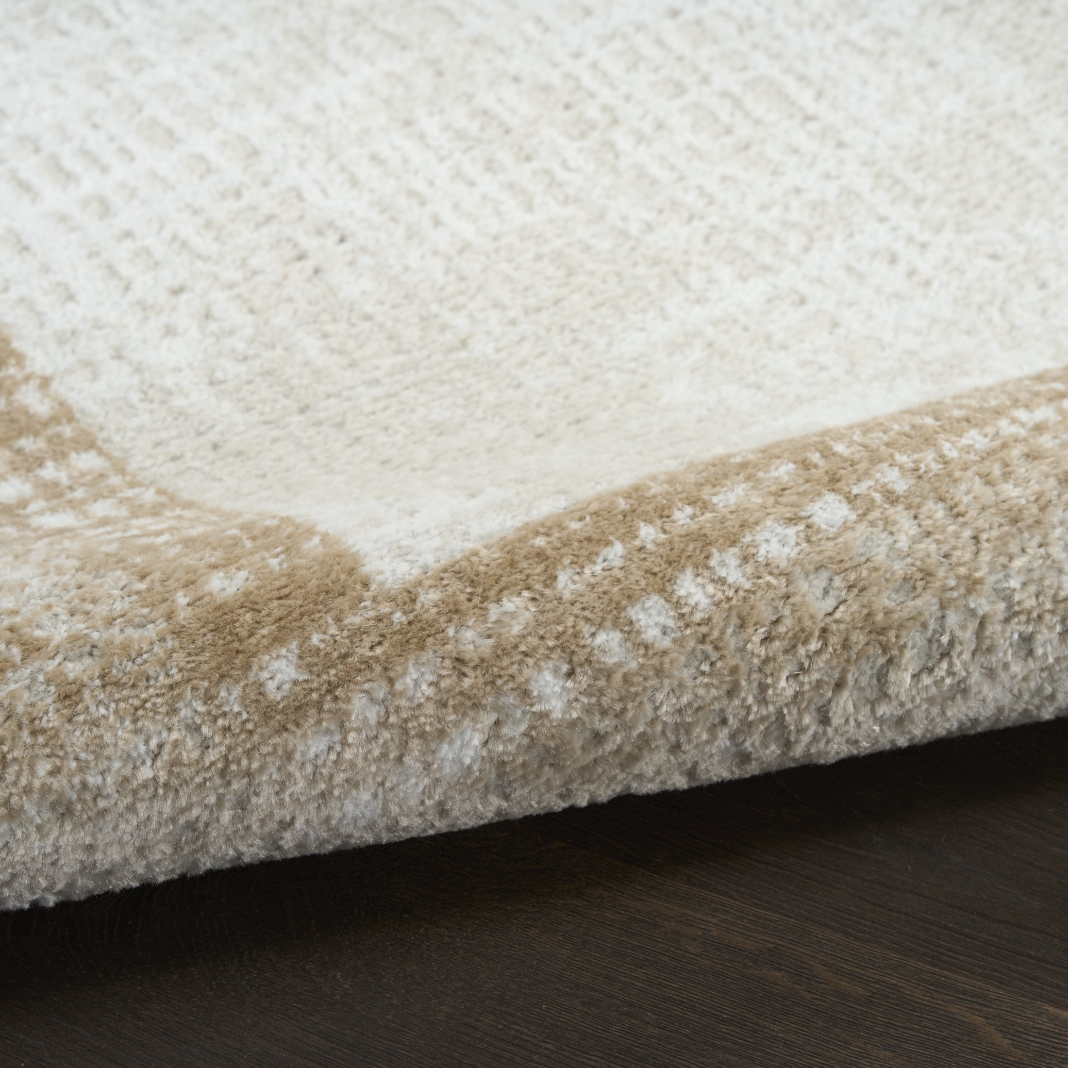 Nourison Dekor 5'3" x 7' Ivory Beige Modern Indoor Rug