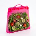 thumbnail image 2 of ITPCINC Reusable Silicone Food Storage Bags, 1 Gallon Leakproof Freezer & Microwave Safe Reusable Bags, BPA-Free Stand-Up Silicone Bags, Pink, 2-Pack, 2 of 6