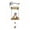 C, variant on Garden Gnome Doorbell Hanger Decorative Swing Dwarf Welcome Sign with Bell for Fence Farmhouse Yard Patio