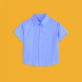 thumbnail image 6 of Boys Short Sleeve Collared Shirt Button School Uniform Top Basic Dress Shirt, 6 of 6