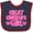 Navy and Red, variant on Inktastic Great Grandma's Girl Granddaughter Gift Girls Baby Bib