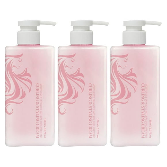 Hair Halo Curl Defining Cream Moisturizing & Anti-Frizz Curl Cream for Curly & Wavy Hair