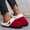Red, variant on iTNHFP Indoor Slippers for Women Summer Ladies Fashion Winter Insulation Closed Toe Flat Bottom Soft Slippers