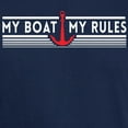 thumbnail image 3 of CafePress - My Boat My Rules T Shirt - Men's Classic Graphic Cotton T-Shirt, 3 of 4