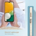 thumbnail image 5 of Compatible with Samsung Galaxy A13 5G Case Luxury Love Heart Plating Gold Bumper Upgraded Full Camera Protection Soft TPU Shockproof Anti-Scratch Phone Cover-White, 5 of 11