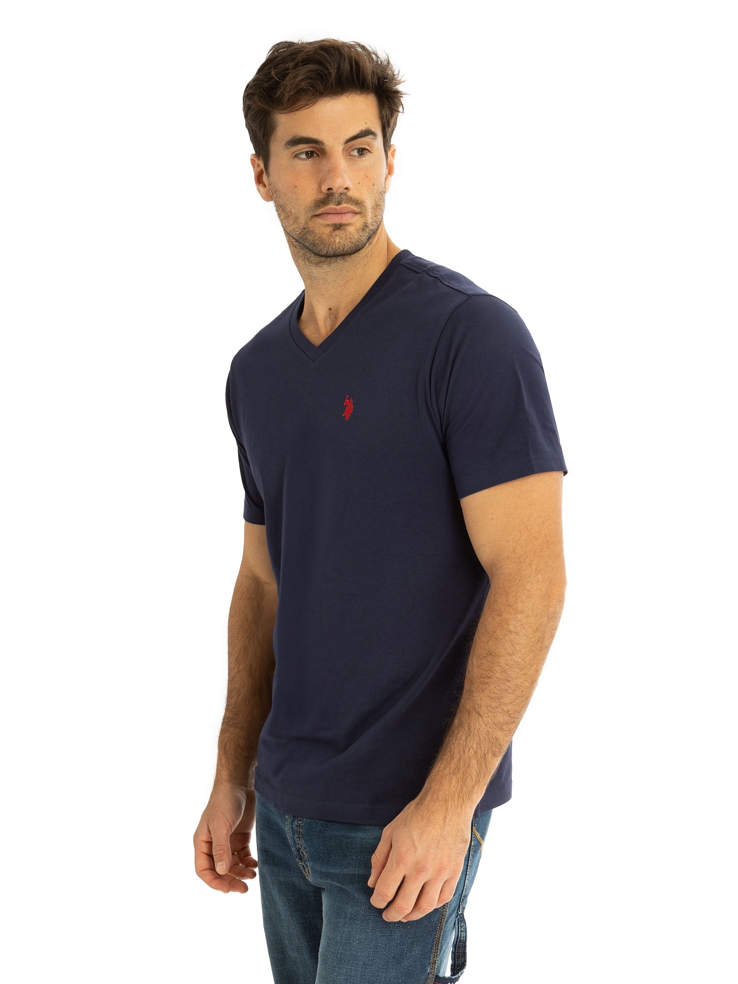 U.S. Polo Assn. Men's Basic Short Sleeve V-Neck T-Shirt