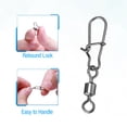 thumbnail image 6 of 210Pcs Snap Swivels Ball Bearing Fishing Connector with Coastlock #2#4#5#6#8, 6 of 10