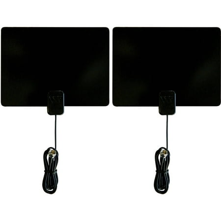 Winegard FL-1000 Flatwave Non-Amplified Ultra-Thin Indoor HD Antenna, Pack of