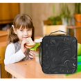 thumbnail image 6 of Haosy Dark Mysterious Swirling Plants Reusable Lunch Box Men/Women Insulated Lunch Bag for School Picnic Travel, 6 of 6