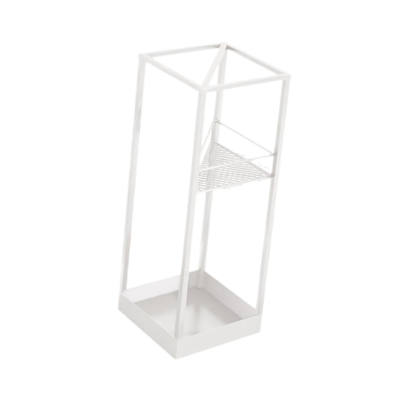 Fiocias Bucket for an umbrella organizing container with a holder with bin of the bin of White