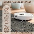 thumbnail image 6 of Design&I 6'x9' Washable Area Rug Snag-Free Abstract Rhythmic Swirl Contemporary Monochrome Rectangular Lightweight for Dining Room, Under Table, Office, 6 of 7