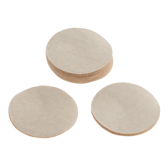 100 Filtros Desechables Naturales Del Del Papel de Brown Reemplazos