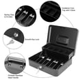 thumbnail image 3 of Caja Goehiaul con bandeja para billetes y cerradura, negra, 3 of 7