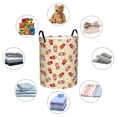 thumbnail image 6 of Balery Cartoon Popcorn Round Laundry Basket with Handles Waterproof Freestanding Laundry Hamper for Clothes Toys in the Dorm and Family-, 6 of 8