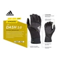 thumbnail image 4 of Guantes adidas Dash 2.0 Reflective para hombre, color negro, talla L/XL, 4 of 5