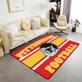 thumbnail image 1 of Erosebridal Kids Sports Rugs For Bedroom 5x7, Luxurious, Red, Pittsburgh, 1 of 5