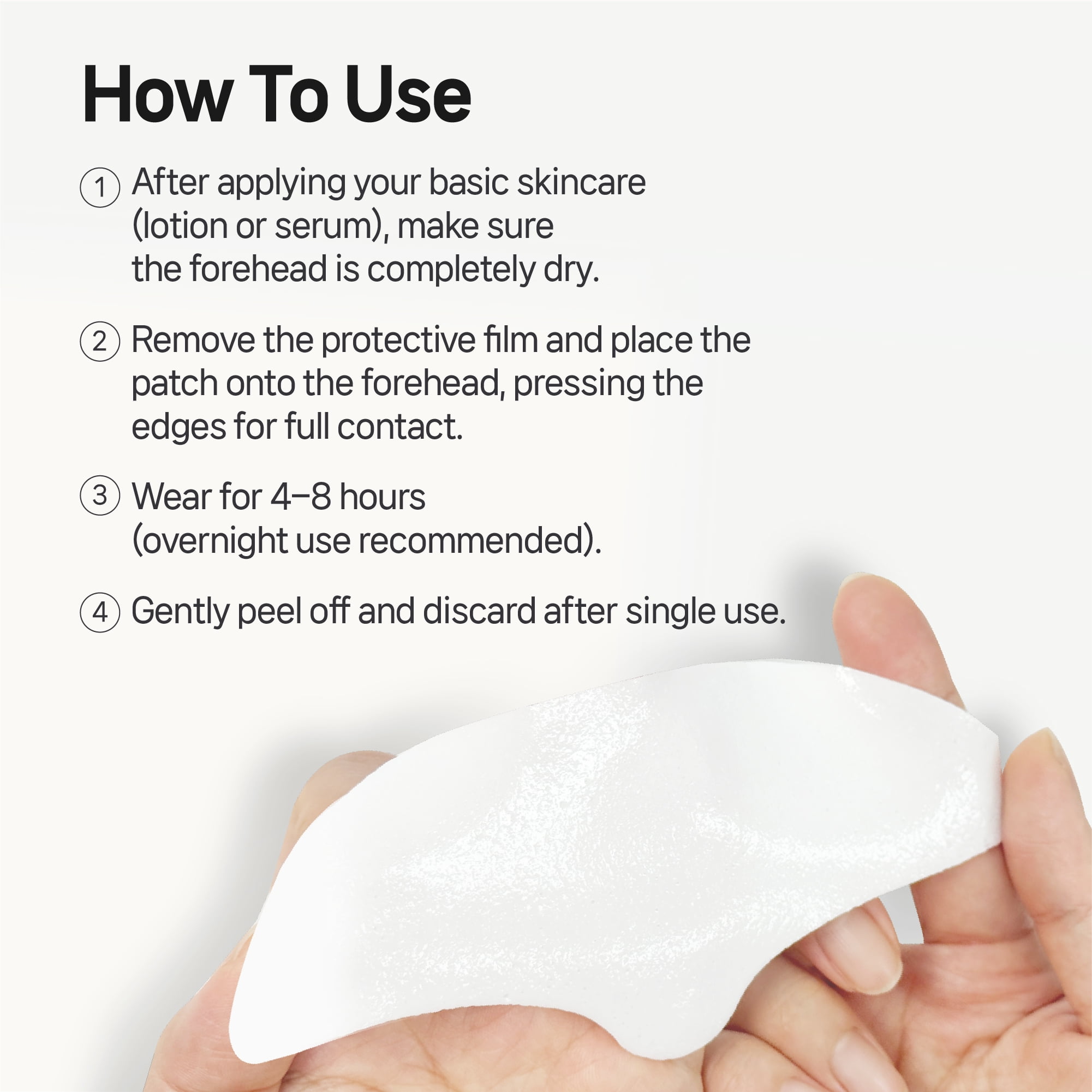 Labottach Forehead Wrinkle Patches, 12 Count